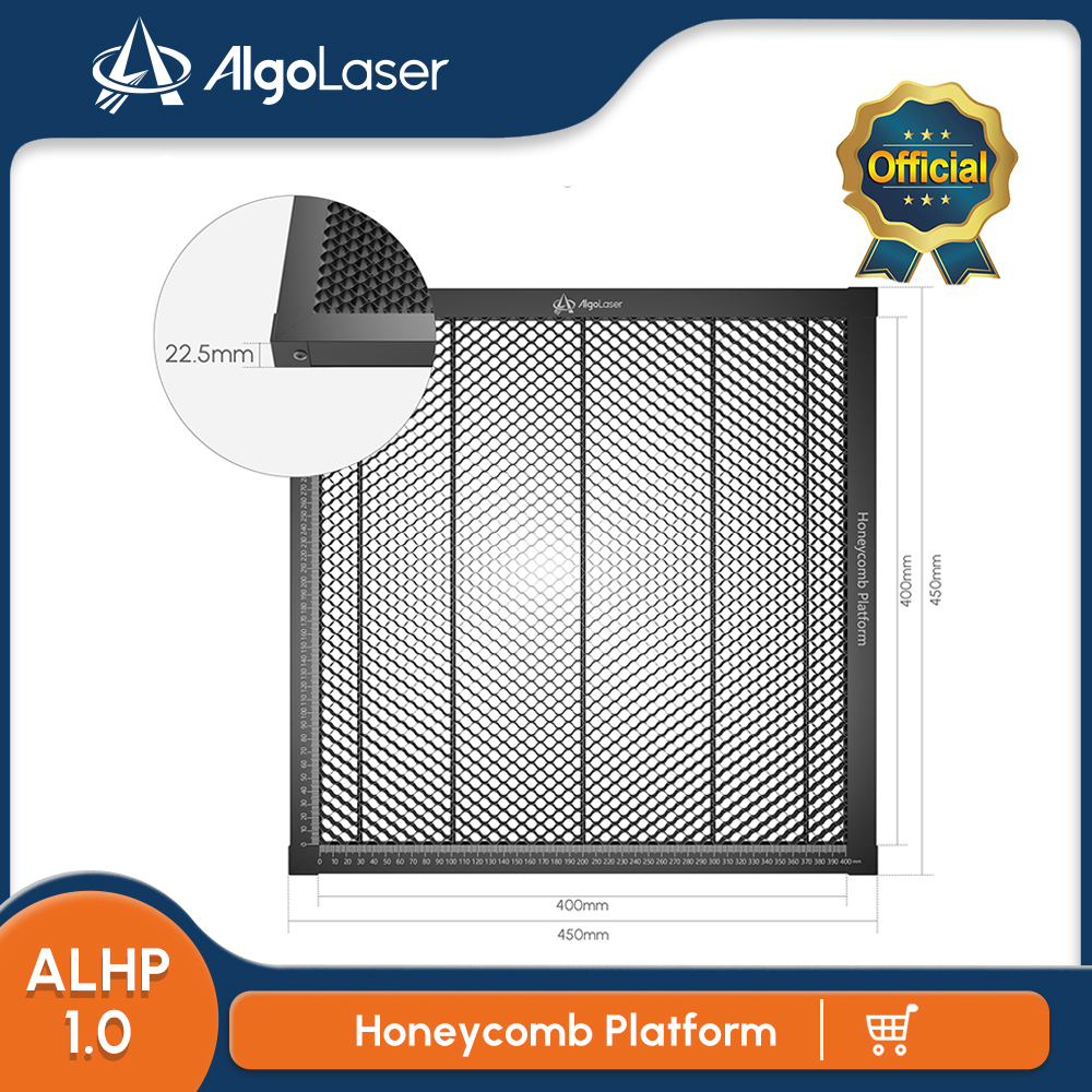 AlgoLaser 40x40cm Steel Honeyc - огляд і ціна Honeycomb Laser Bed