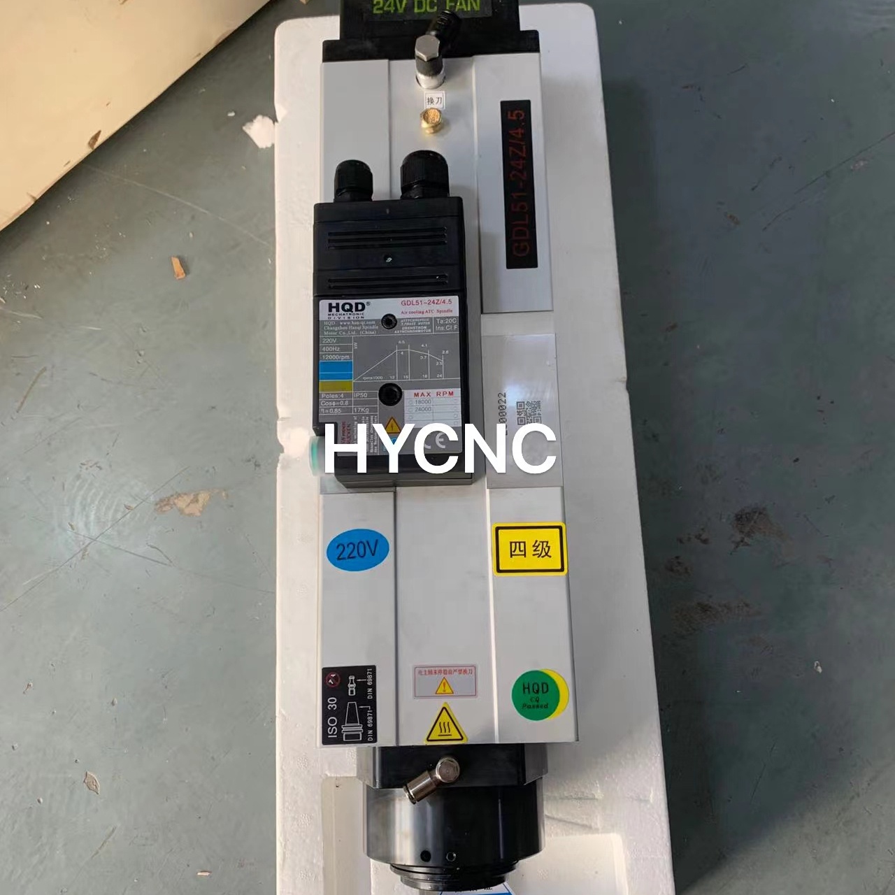 4.5 Kw Atc Spindle Iso30 Motor - огляд і ціна Cnc Spindle Motor