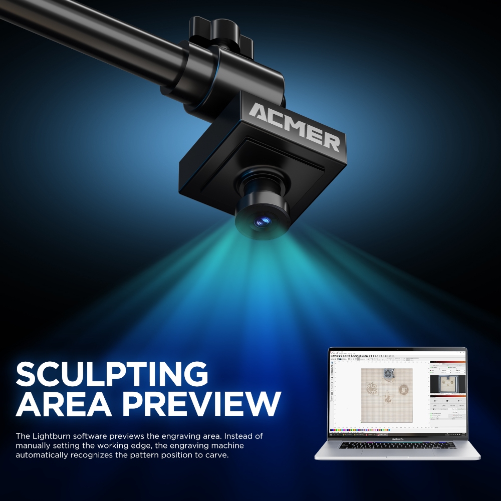 ACMER A500 5MP Camera 100° Wid - огляд і ціна Laser Marking Machine